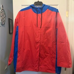 Mickey mouse Red and Blue Hooded Rain Jacket